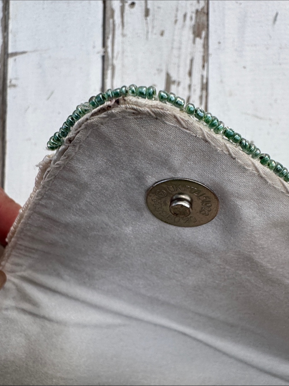 Beaded Vintage Style Swim Maiden Handbag - Picture 7 of 8
